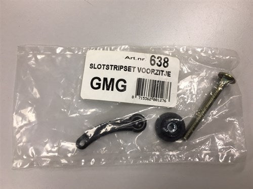 Gmg bolt + serrated nut + locking strip v-duo