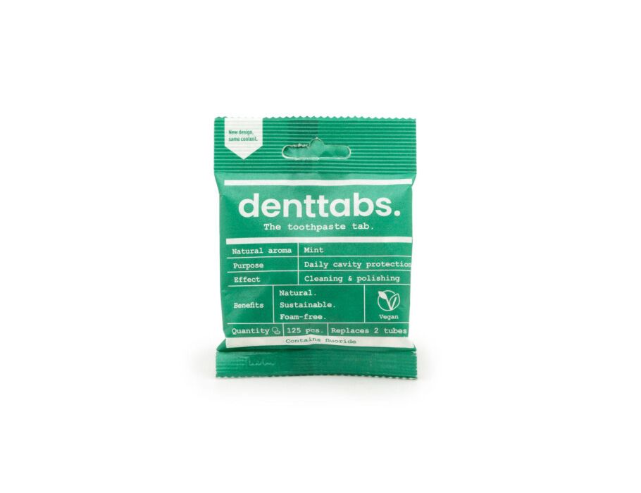 Denttabs tandpasta -tabletter med fluormynte