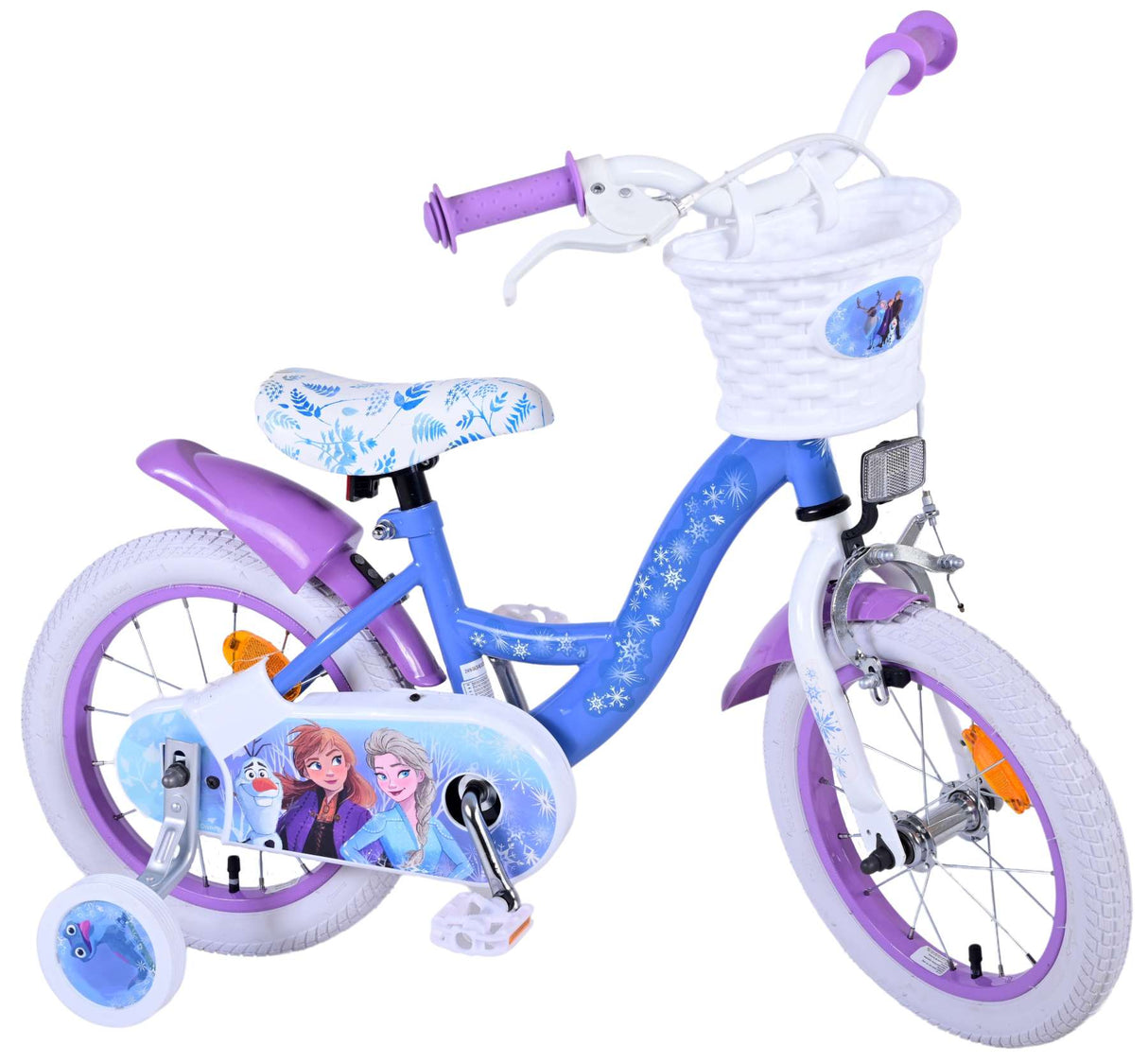 Disney Frozen 2 Children's Bike Girls 14 Inch Blue Purple