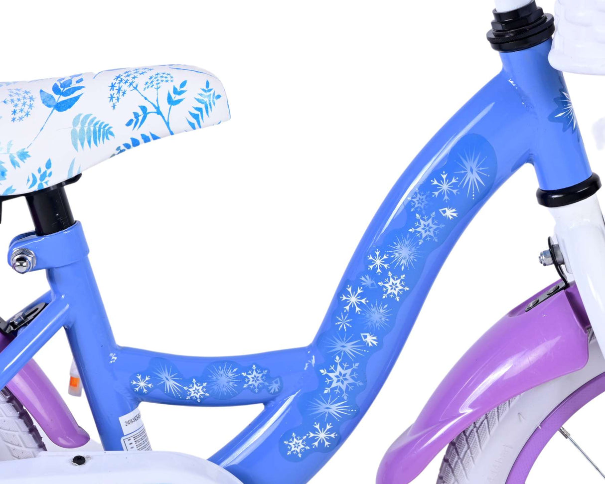 Disney Frozen 2 Children's Bike Girls 14 Inch Blue Purple