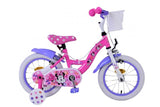 Disney Minnie Children's Bike Girls 14 tum rosa tvåhandbromsar