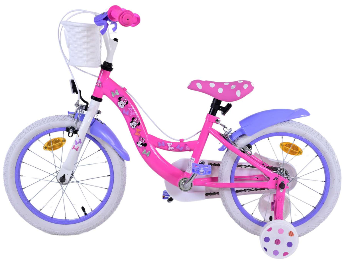 Disney Minnie Children's Bike Girls 16 pouces Pink Two Hand freins