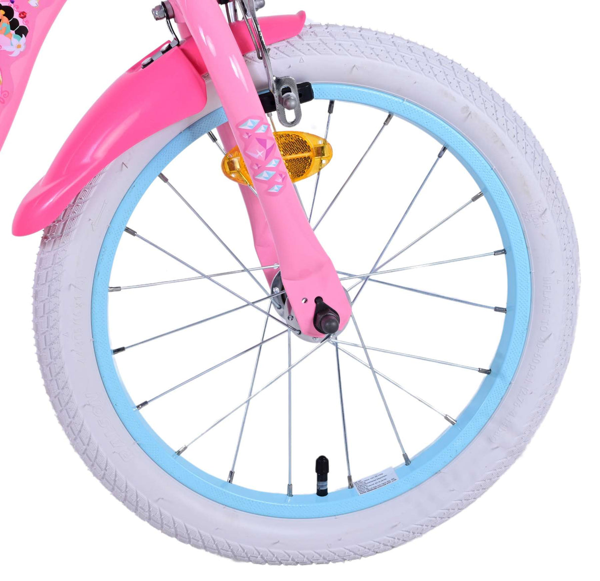 Disney Princess Children's Bike Girls 16 pouces Rose Two Hand freins