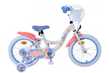 Stitch Stitch Children's Bike Girls 16 pouces Crème Coral Bleu à deux mains Freins