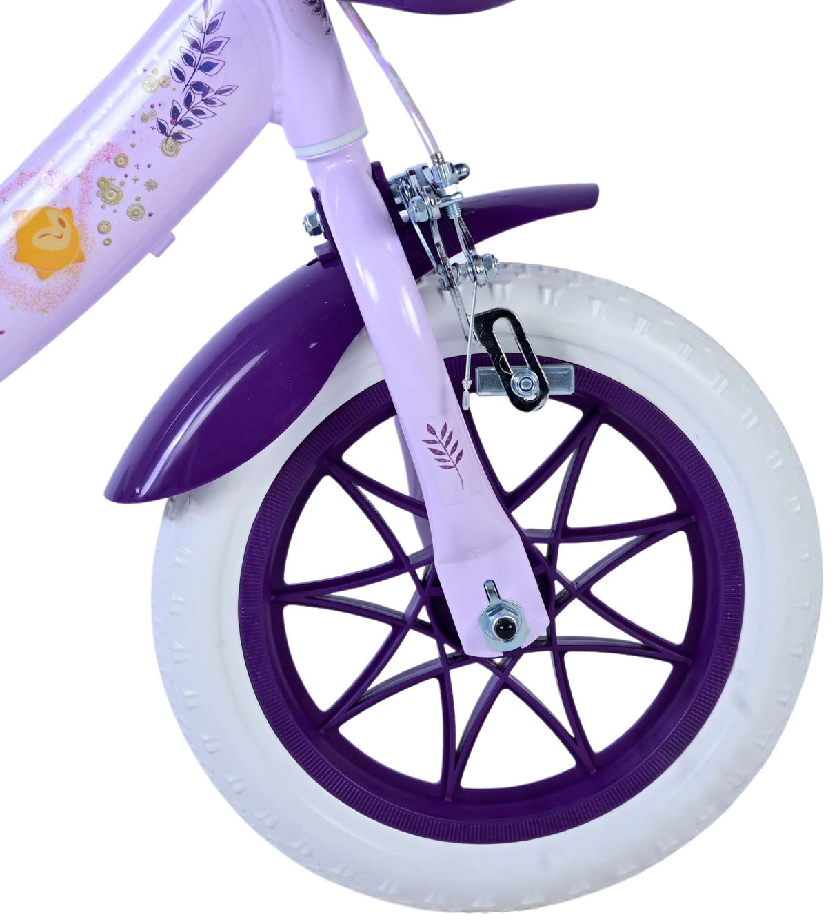 Wish Wish Wish Kinderfiets Meisjes 12 inch Paars