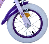 Wish Wish Kinderfiets Meisjes 12 inch Paars Twee Handremmen