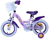 Wish Wish Kinderfiets Meisjes 12 inch Paars Twee Handremmen