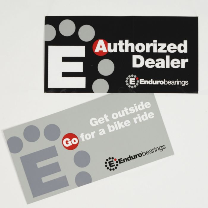 Enduro Lager autoriséiert Händler Fënster Sticker