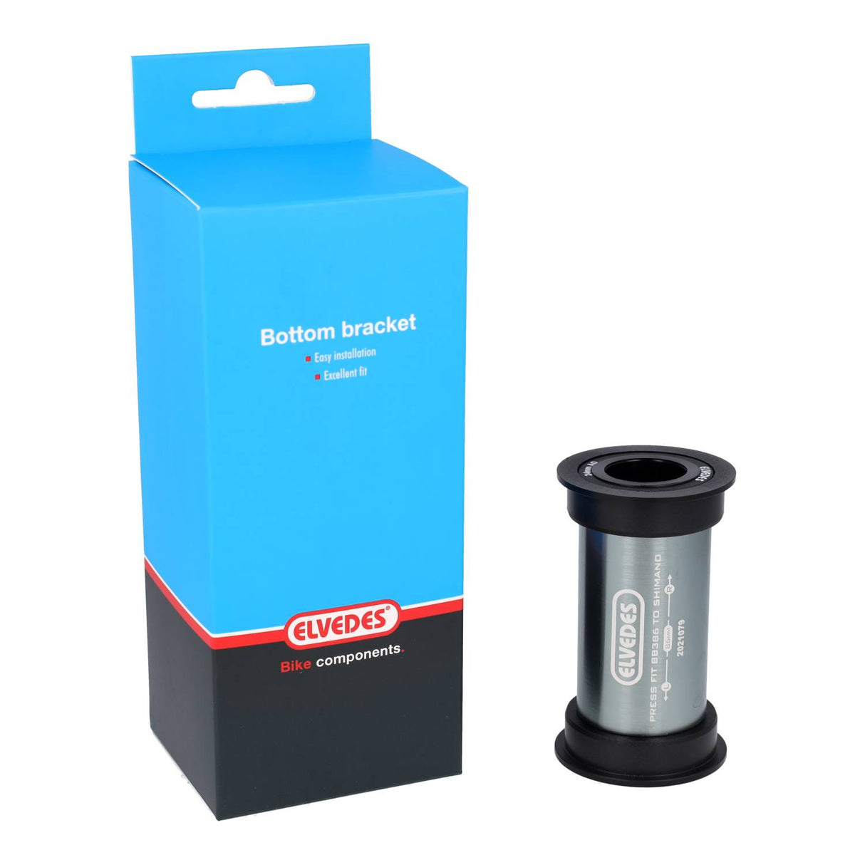 ELVEDES BOTTOM BRACKET ADAPTER PRESS FIT B386 SHIMANO 24MM