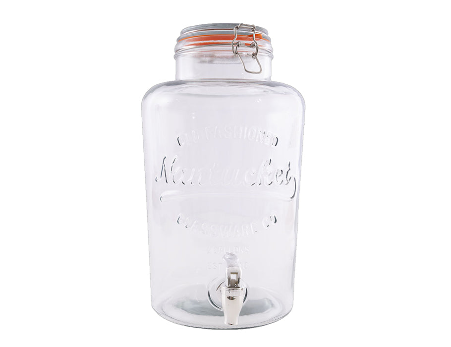 Point Virgule Glass jar with tap 8l