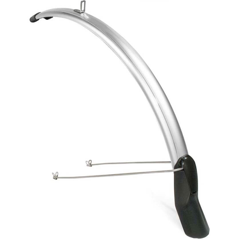 Eurofender Voorspatbord Scatto 26-28 inch 51 mm zilver