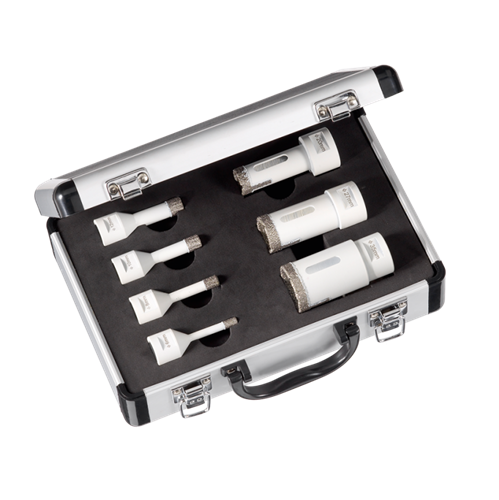 Carat tile drill set 20-27-35-55 and 72mm
