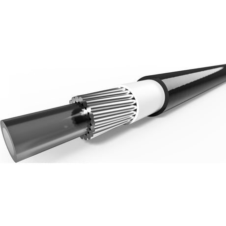 Elvedes länk yttre kabel med liner �3,2 mm 30 m svart