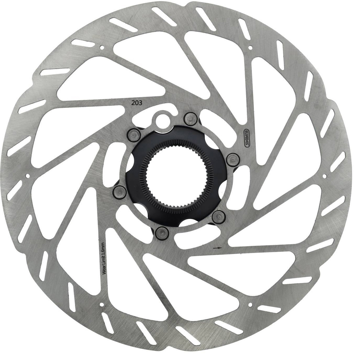 Elvedes Brake Disc Centerlock Ø203mm t = 1,8 mm sensormagnet