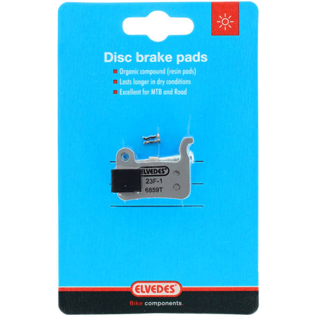 Elvedes disc brake pad set - Shimano - organic compound (resin) - 1 pair