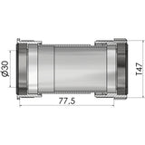 Elvedes bottom bracket thread fit T47A (Cervélo) for 30mm