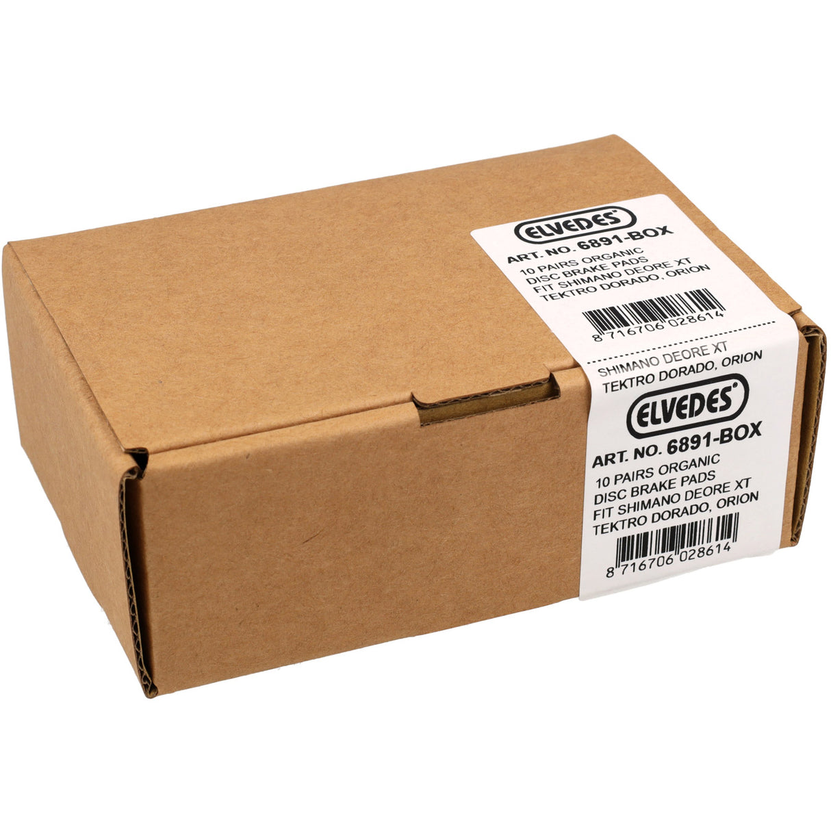 Shimano brake parts Elvedes disc brake pad set 6891 BR-M810, Deore XT, Tektro Dorado, Orion DS-A 10 sets