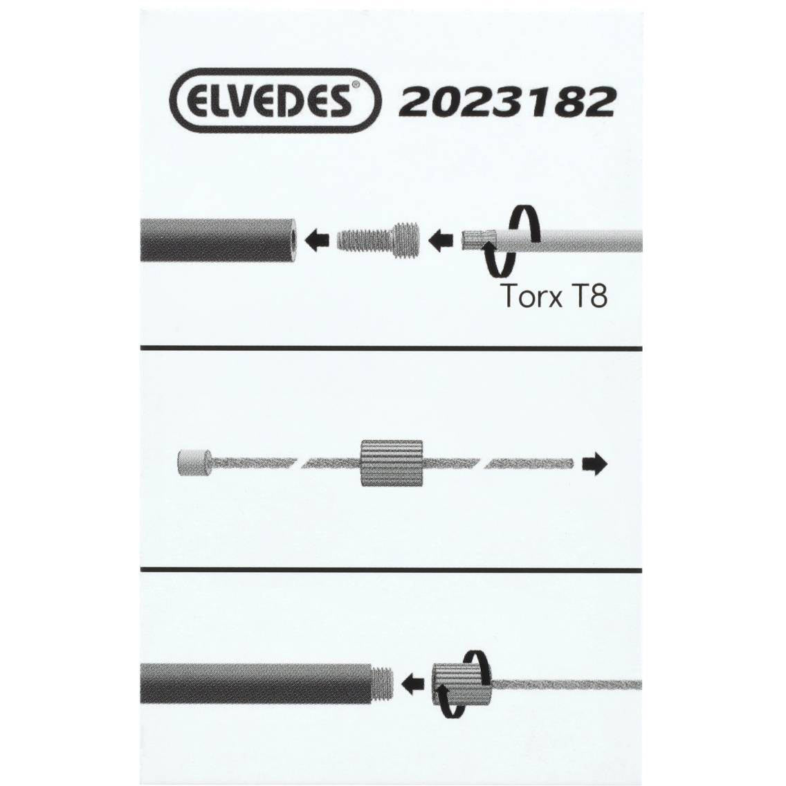 Elvedes Verbindingsset binnennaar buitenkabel