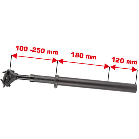 Ergotec federsattelstütze sp-10.0 vario 550 сусп.колче за седалка sp-10.0 34.9mm