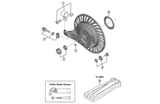 Shimano Rollerbrake Brakeplaat Achter BRC6000 (pro Stück)