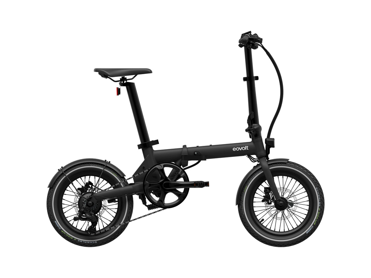 Eovolt Electric Folding Bike Morgen 16 Origins V3 Schwarz