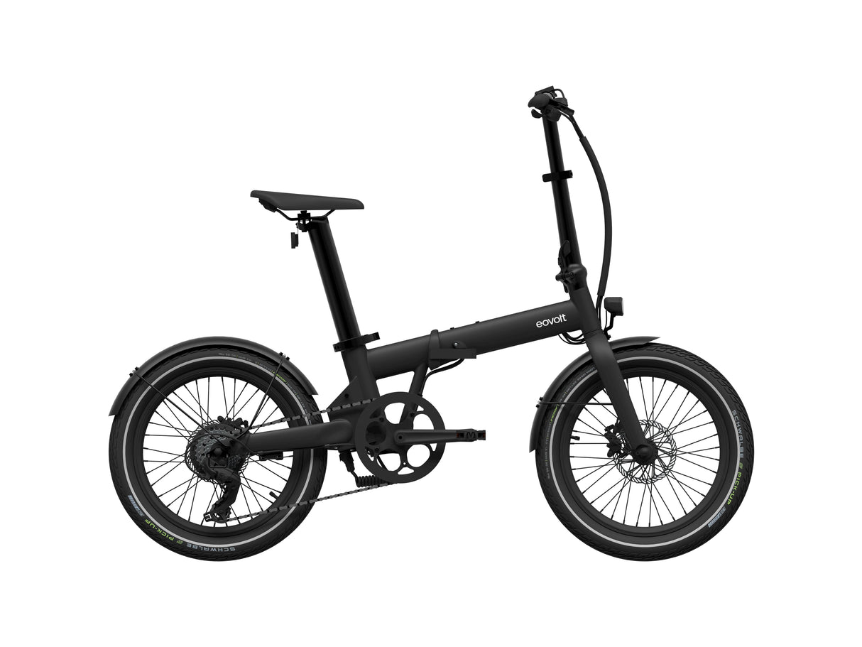 Eovolt Electric Pleging Bike tarde 20 Orígenes V3 Negro