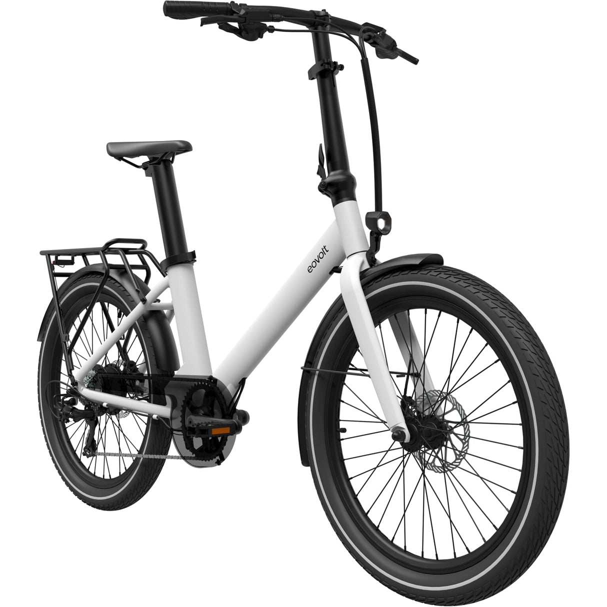 Eovolt Elektrische compactfiets Evening 24 v2 grijs