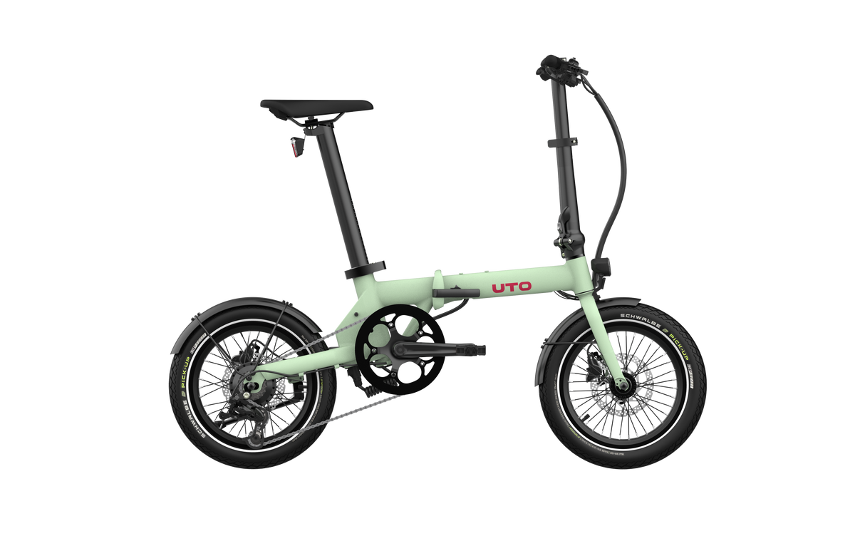 Uto electric folding bike og16 v0 green