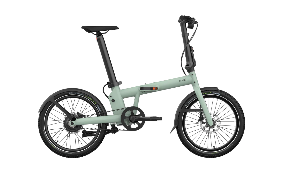 Eovolt electric folding bike afternoon pro 20 v1 green