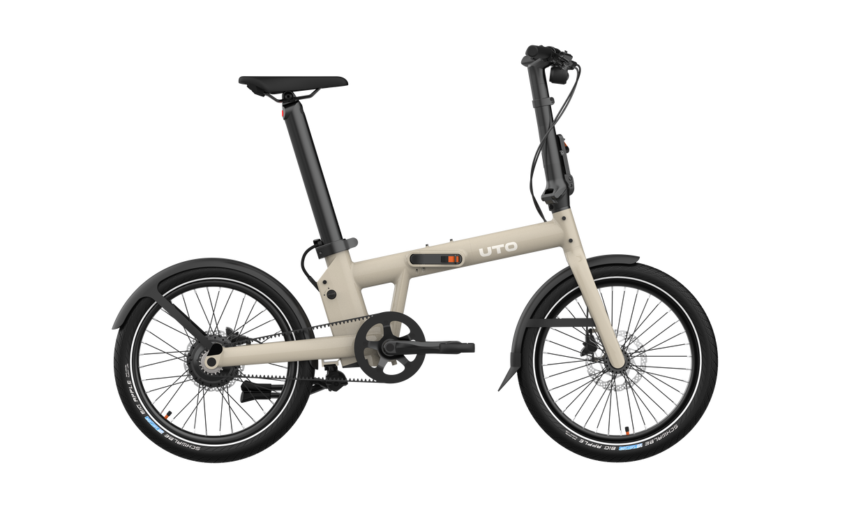 Uto elektresche Klapprad Pro20 V3 Taupe