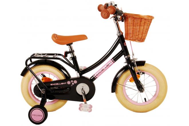 Volare Volare Kinderfiets Meisjes 12 inch Zwart