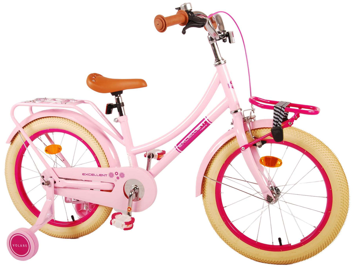 Volare Volare Kinderfiets Meisjes -18 inch Roze 95% afgemonteerd