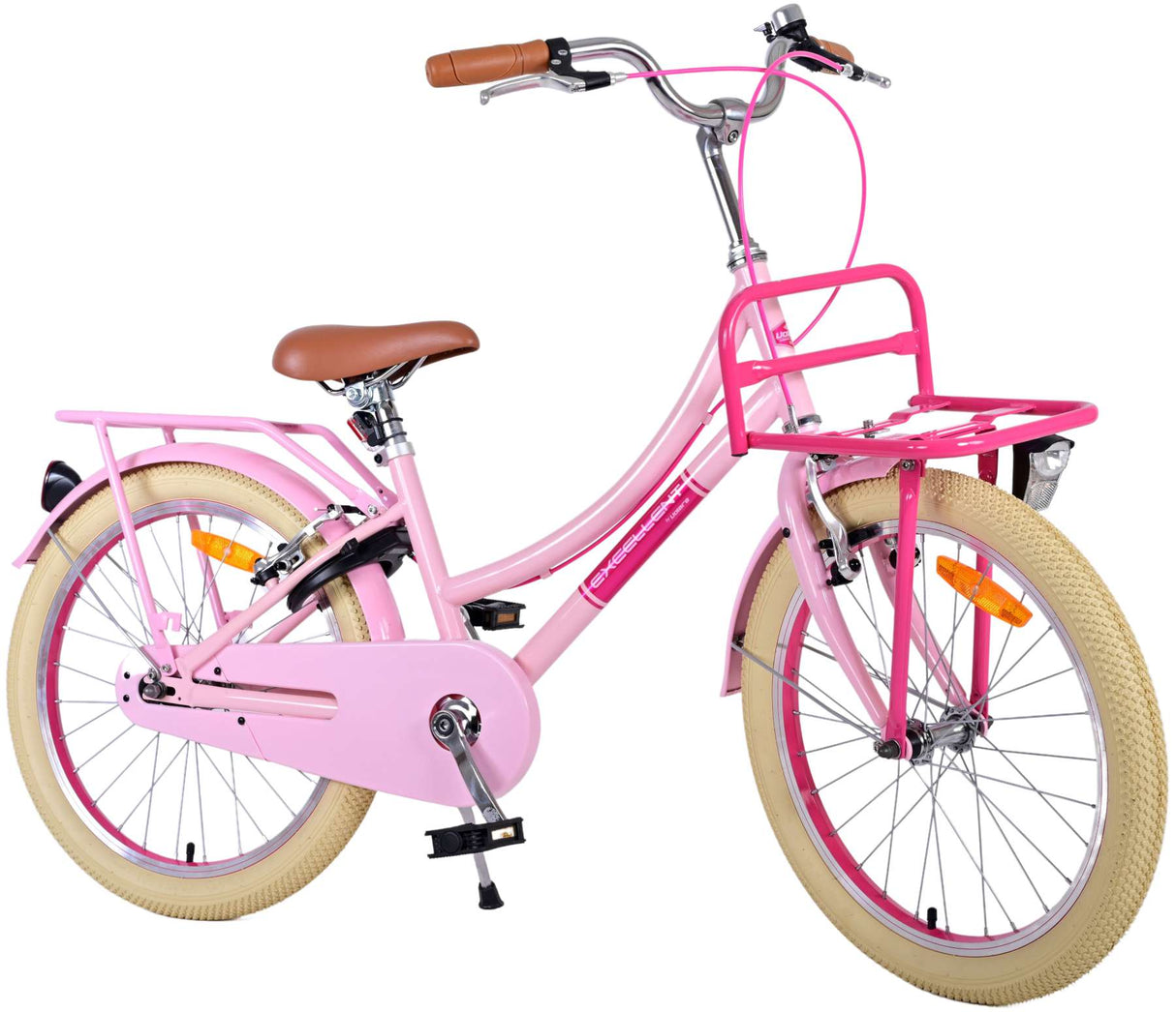 Volare Volare Kinderfiets Meisjes 20 inch Roze Twee handremmen