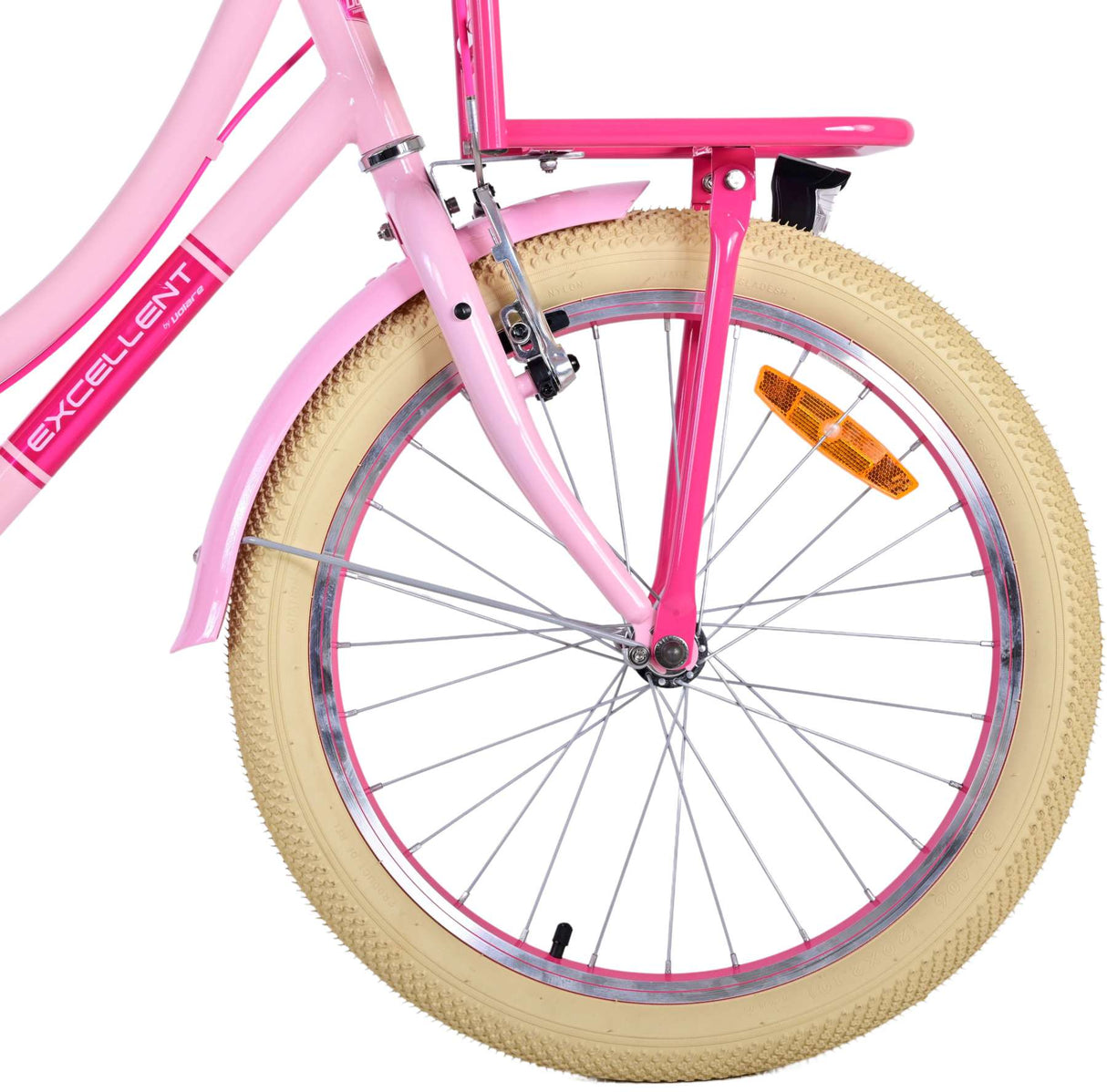 Volare Volare Children's Bike Girls 20 tum rosa tvåhandbromsar