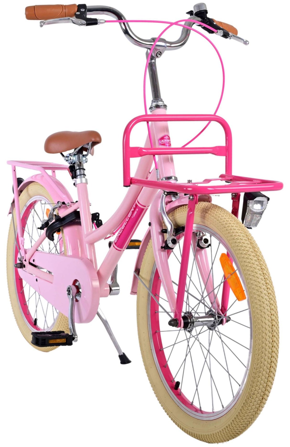 Volare Volare Children's Bike Girls 20 tum rosa tvåhandbromsar