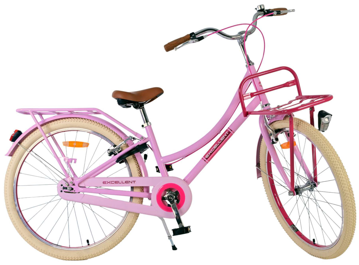 Volare Volare Kinderfiets Meisjes 24 inch RozeTwee handremmen