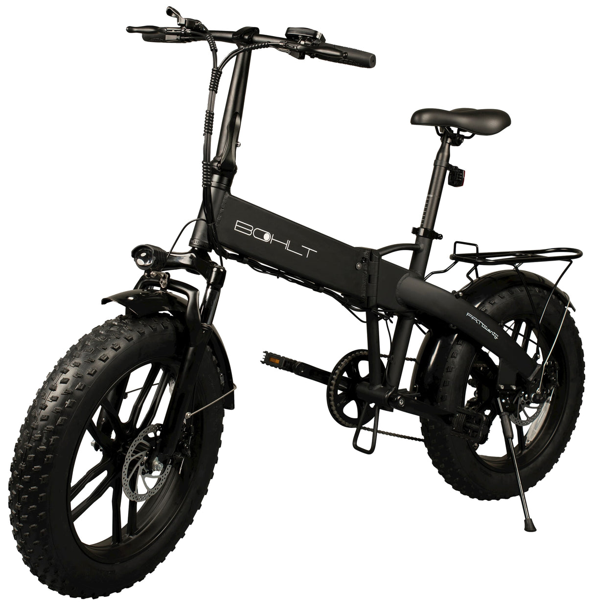 BOHLT ELEKTRYCZNY Rower składający Fatbike Fattwenty Black