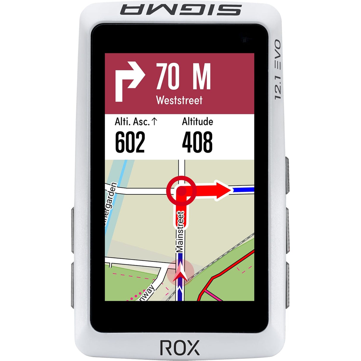 Sigma Bicycle Computer Rox 12.1 Evo GPS VIT BASIC