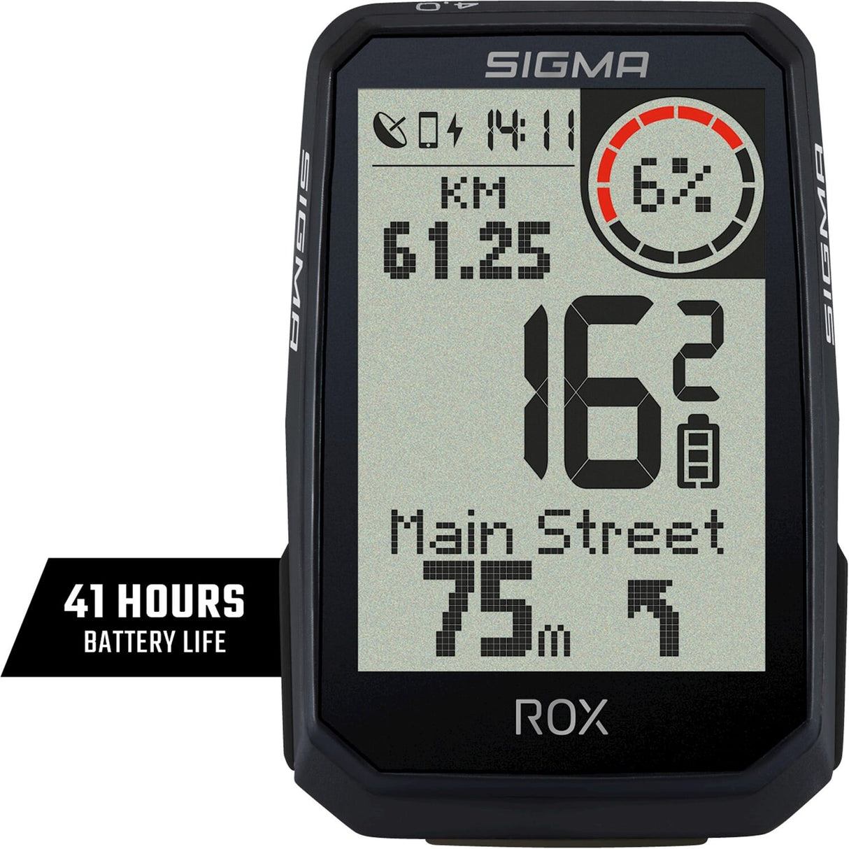 Sigma Fahrrad Computer Rox 4.0 Ausdauer schwarz