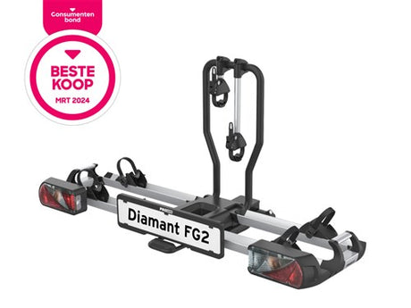 Tradekar International BV Pro User Diamond FG2 Bagażnik rowerowy na hak holowniczy nm 2 rower