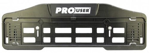 Pro-user user number plate holder adjustable