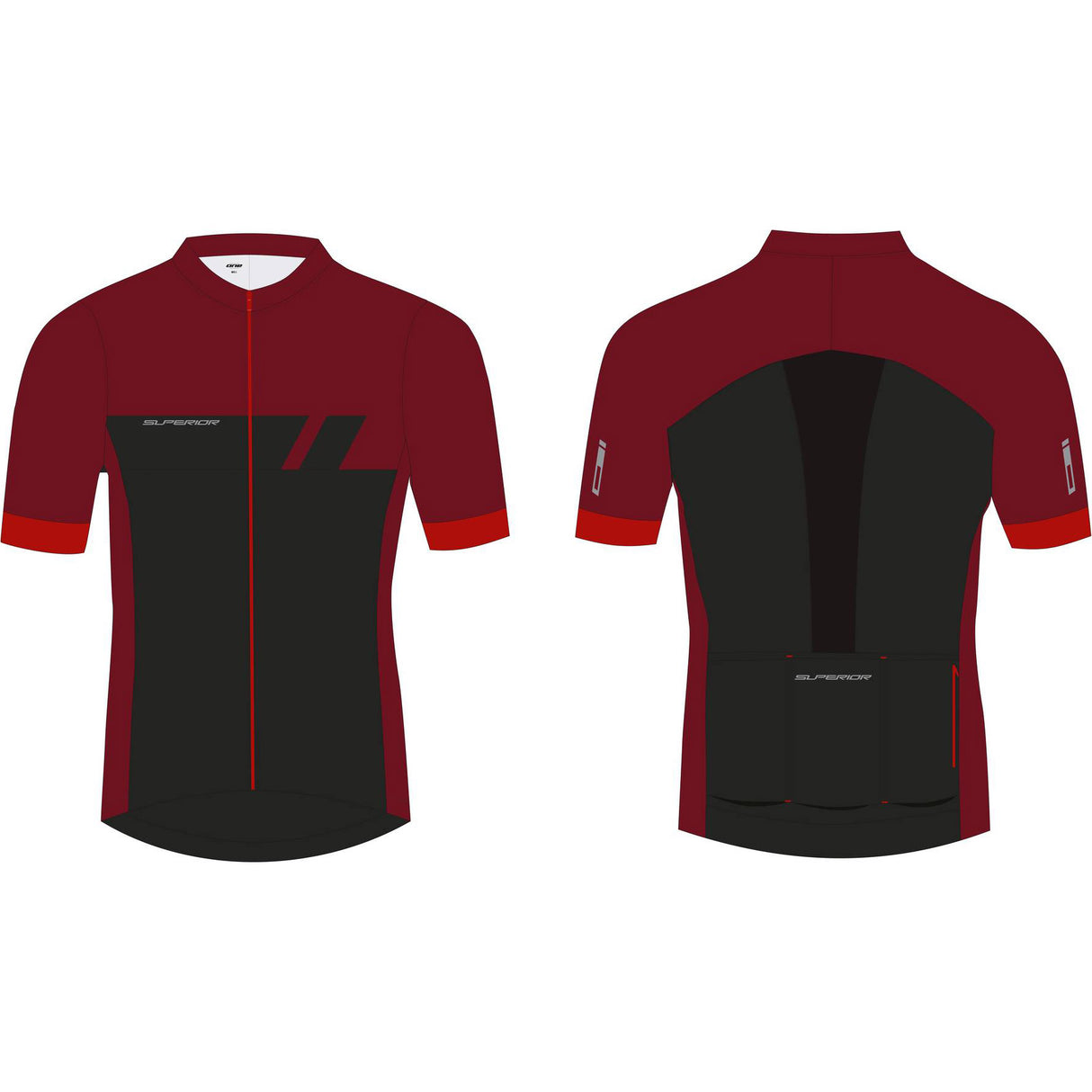 Superior mtb dres tibetansko rdeč