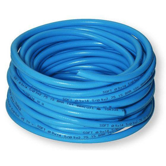 44515 DL5139 Luchtslang blauw (15 Bar) 9mm 10 meter