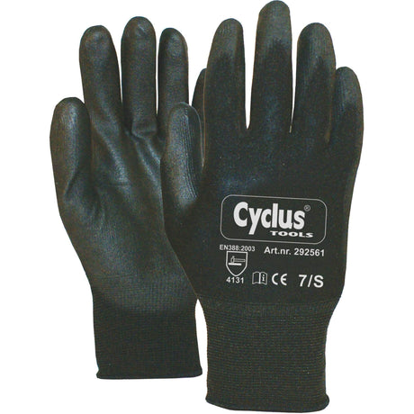 Cycplus Work Glove Nylon S 7 L+R Red Collar Cycle 292561