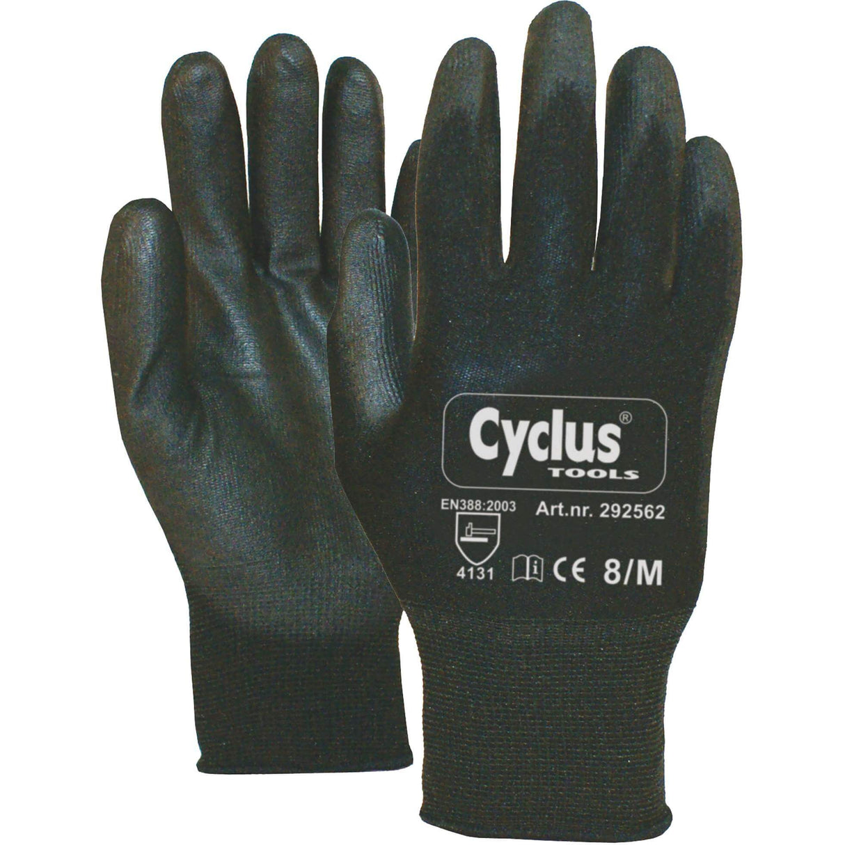 Cycplus Work Rękawiczki pu-flex m (8) czarny