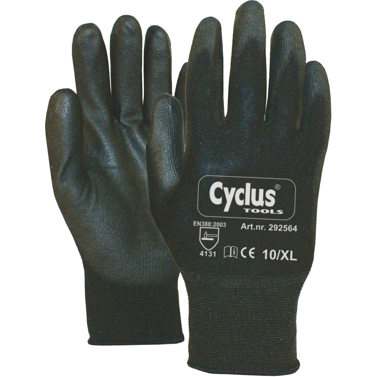 Cycplus arbetshandskar PU-flex XL (10) svart