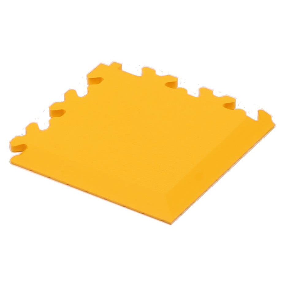 Floor tile corner list Cycle 13.5x13.5 PVC yellow