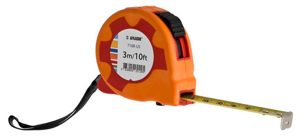 Unior tools measuring tape 710r-us 3m