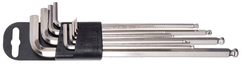 Unior tools ball end hex key set 220 3slph-us long 9 pcs.