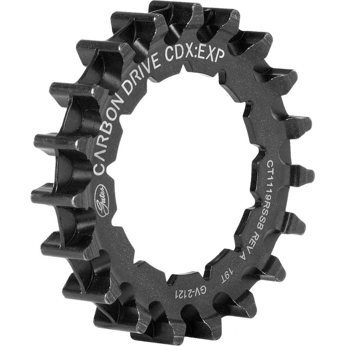 Gates sprocket cdx 19t rohloff splined black